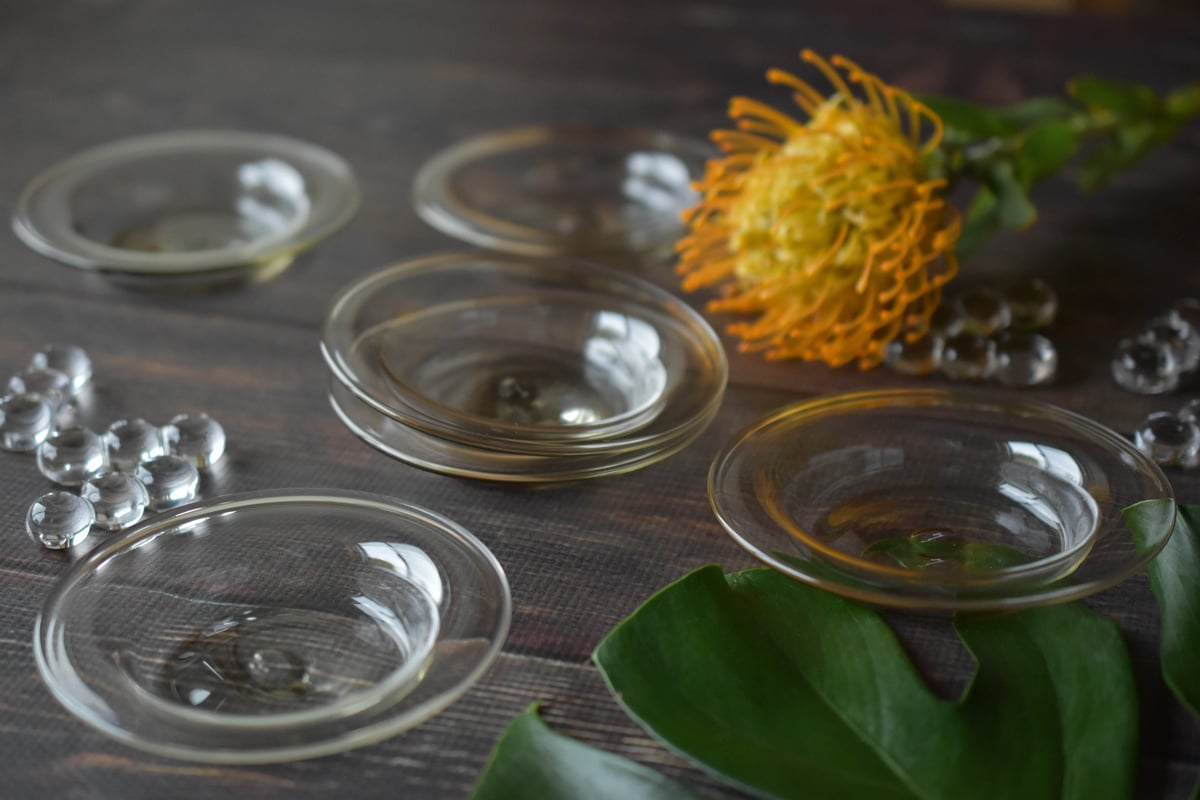 豆蓋皿スモーク／三浦侑子 | うつわと暮らし 凛 ONLINE SHOP