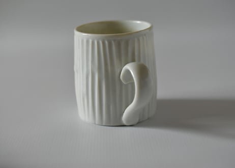 青白磁切立鎬コーヒーカップ／竹下努