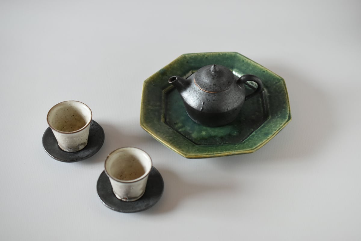 織部釉 八角皿／境道一 | うつわと暮らし 凛 ONLINE SHOP