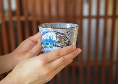 そば猪口(初夢)／スズキヨウコ