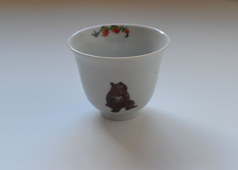 工房あめつち　あめつち　小箱　陶箱　蓋物　ふたもの　長方形　くま　熊　松の木　松 熊ゆのみ／工房あめつち | うつわと暮らし 凛 ONLINE SHOP