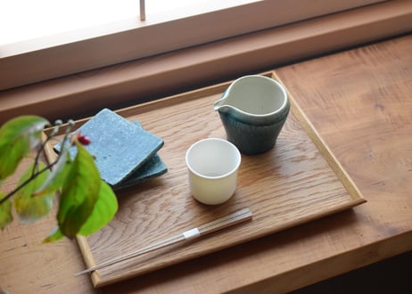 織部釉　片口／境道一