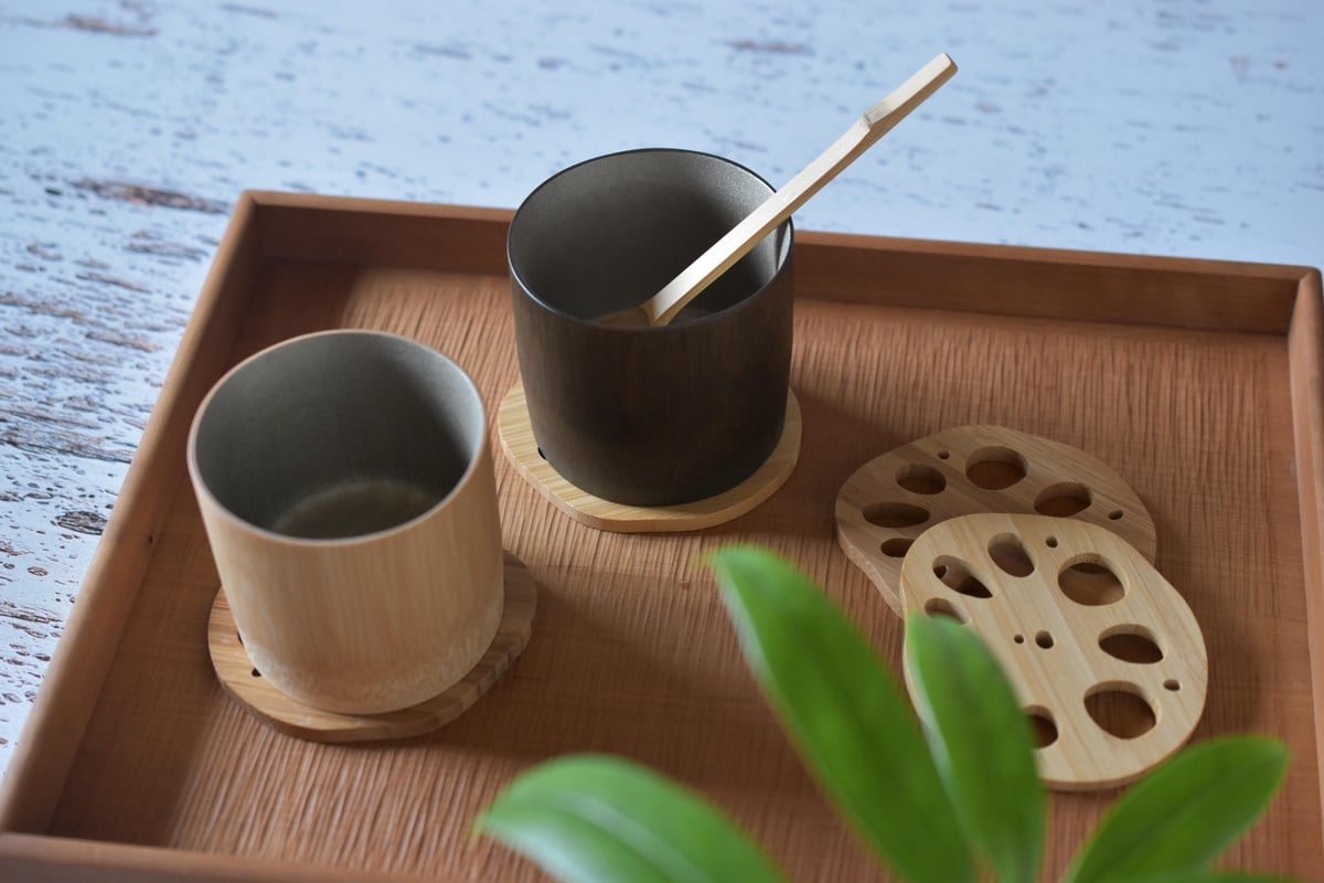 錫蒔地カップ小／高野竹工 | うつわと暮らし 凛 ONLINE SHOP