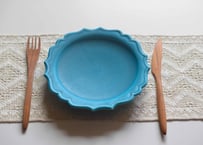 7寸丸皿 蒔地漆薄白／田澤祐介 | うつわと暮らし 凛 ONLINE SHOP