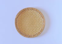 笊鉄線編み21cm／ユウノ竹工房
