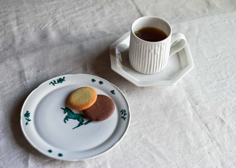 青白磁切立鎬コーヒーカップ／竹下努