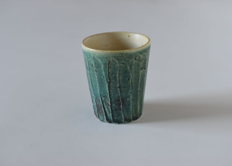 織部釉 面取り湯呑み／境道一 | うつわと暮らし 凛 ONLINE SHOP