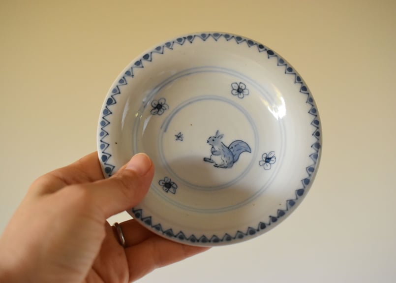 染付リス小皿／工房あめつち | うつわと暮らし 凛 ONLINE SHOP