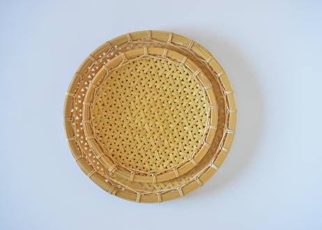笊麻編み21cm／ユウノ竹工房