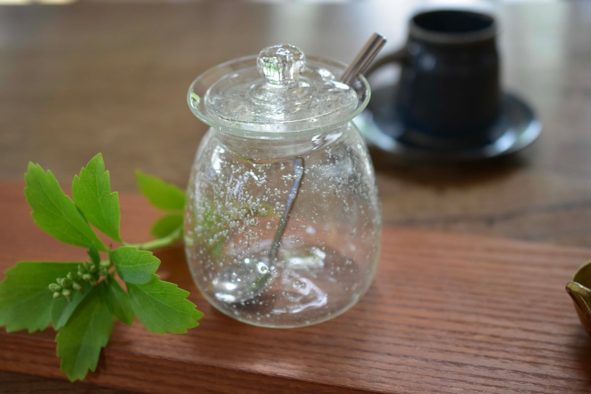 シュガーポット(スプーン付き）／伊藤亜木 | うつわと暮らし 凛 ONLINE