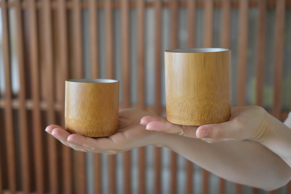 錫蒔地カップ小／高野竹工 | うつわと暮らし 凛 ONLINE SHOP
