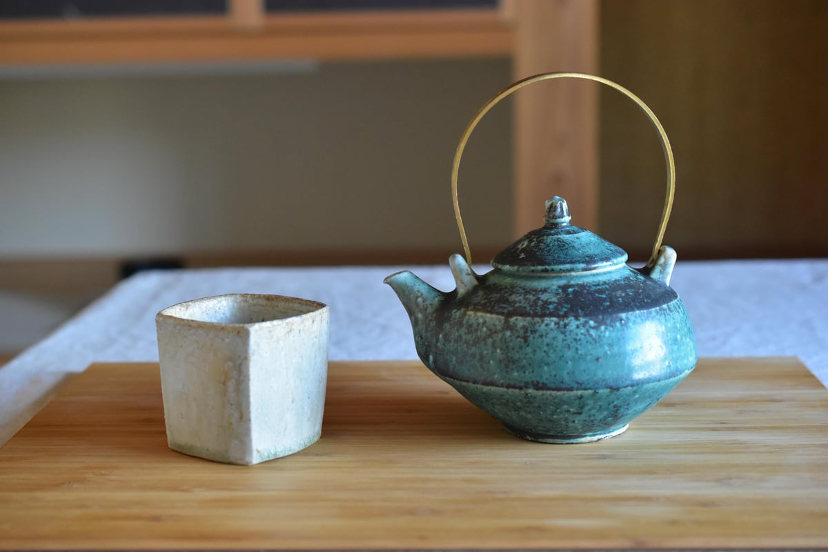 織部釉土瓶／境道一 | うつわと暮らし 凛 ONLINE SHOP