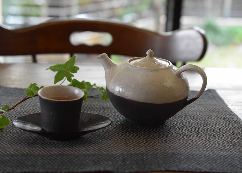 黒白POT／境道一 | うつわと暮らし 凛 ONLINE SHOP