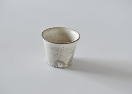 粉引き茶杯／境道一