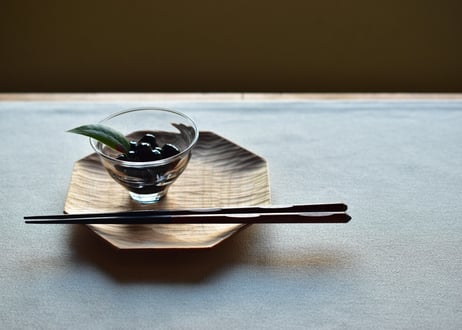 サクラ材　八角皿　オイル仕上げ／田澤祐介