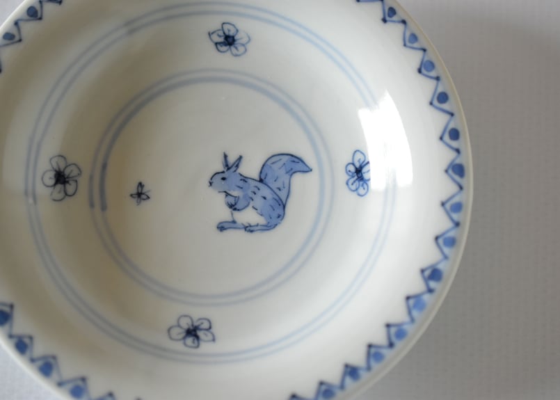 染付リス小皿／工房あめつち | うつわと暮らし 凛 ONLINE SHOP