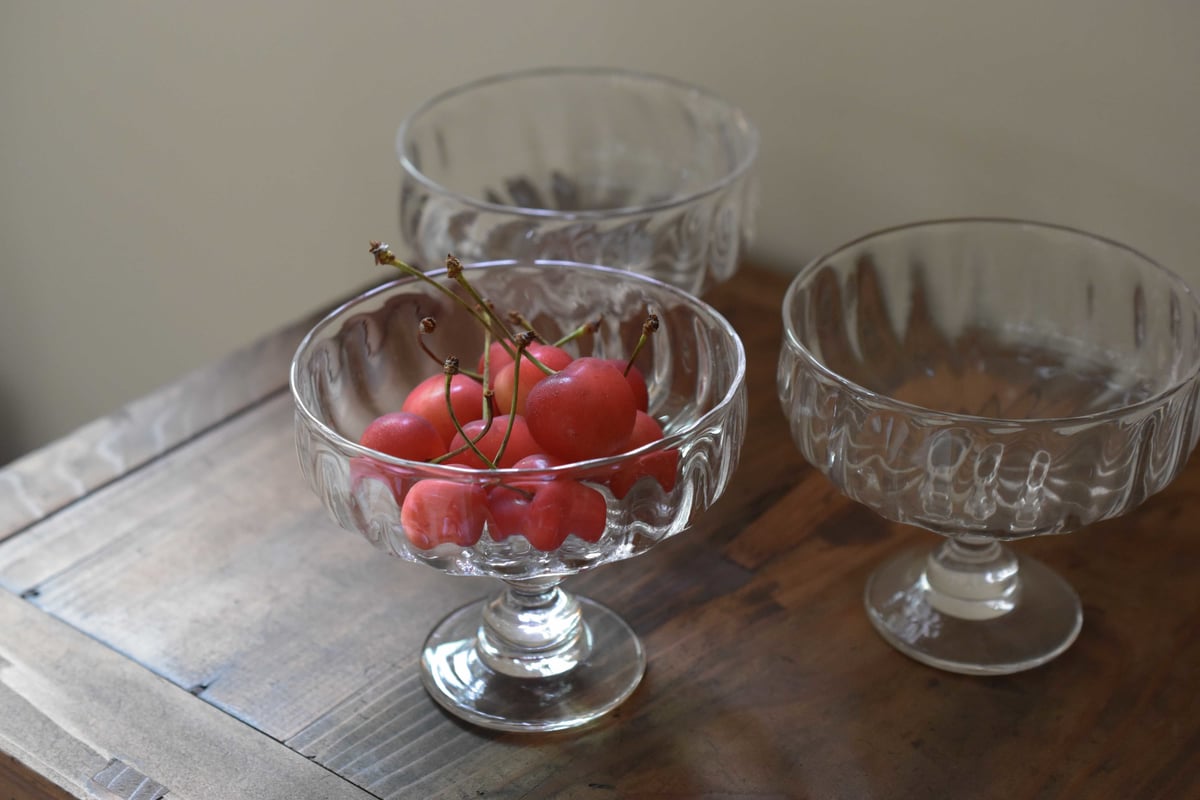 三浦侑子さんモールコンポート(２つセット) 三浦侑子モールコンポートクリア2個