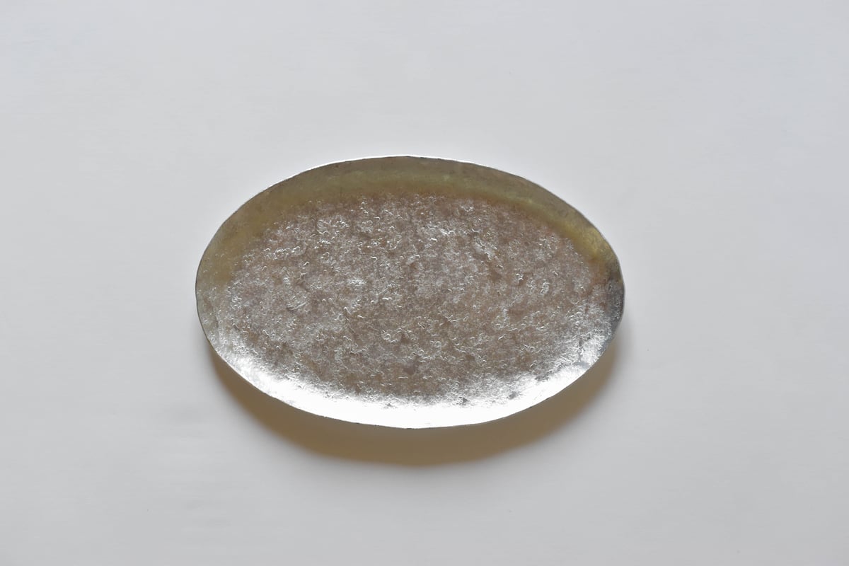 アルミ皿楕円 大／山田憲栄 | うつわと暮らし 凛 ONLINE SHOP