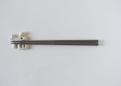 箸23㎝　灰　弁柄　黒／平岡正弘