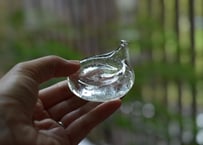 しずく小皿　クリア／伊藤亜木