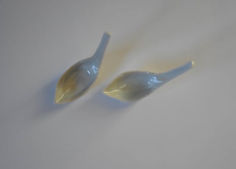 青白磁蓮華豆皿／竹下努