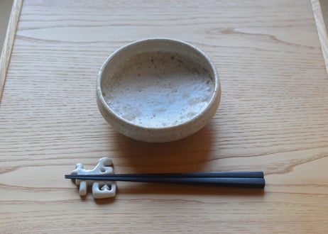 木灰釉　深鉢／境道一