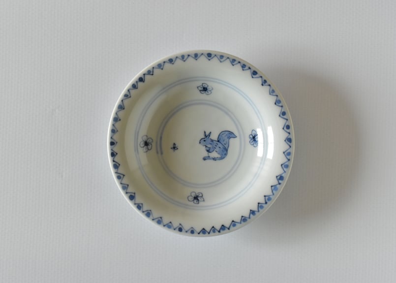 染付リス小皿／工房あめつち | うつわと暮らし 凛 ONLINE SHOP