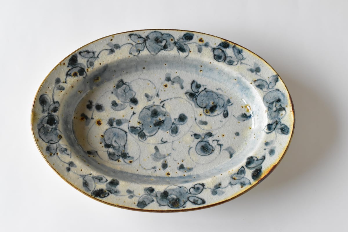 安南手 楕円深皿／市野吉記 | うつわと暮らし 凛 ONLINE SHOP