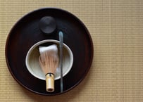 サクラ材　薄茶器　拭漆大／田澤祐介