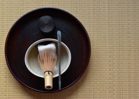 サクラ材　薄茶器　拭漆大／田澤祐介