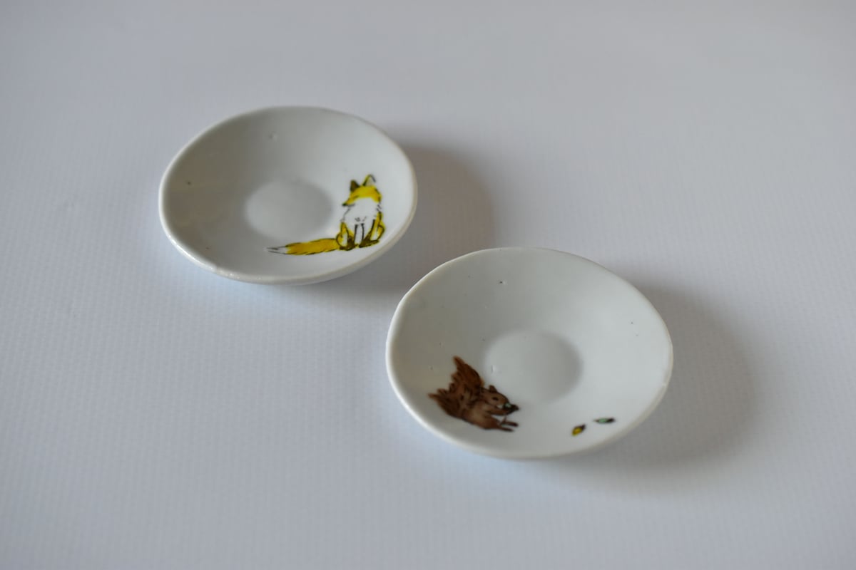 あめつち工房 あめつち 豆皿 染付 楽器 星座 あめつち工房 あめつち 豆