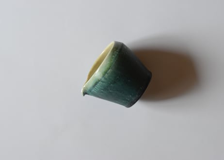 織部釉　片口／境道一