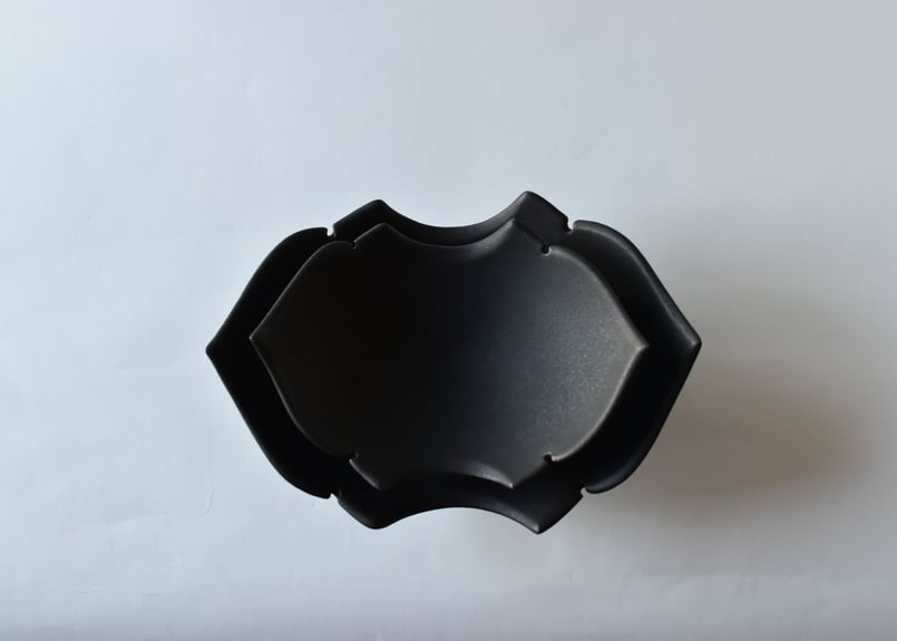 黒蝙蝠鉢（中）／木下和美 | うつわと暮らし 凛 ONLINE SHOP