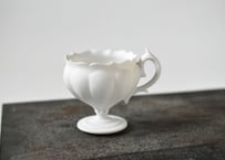 白磁　蕾の茶杯／木下和美