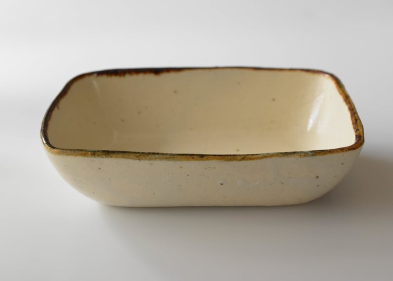 グラタン皿スタンダード白/奥村陶房 | うつわと暮らし 凛 ONLINE SHOP