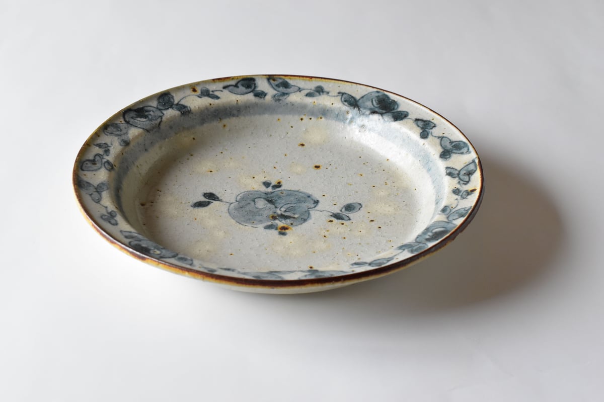 安南手 リム深皿(22.5㎝）／市野吉記 | うつわと暮らし 凛 ONLINE SHOP