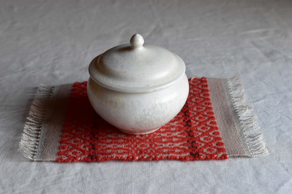 磁器の蓋物 半磁 蓋物／境道一 | うつわと暮らし 凛 ONLINE SHOP