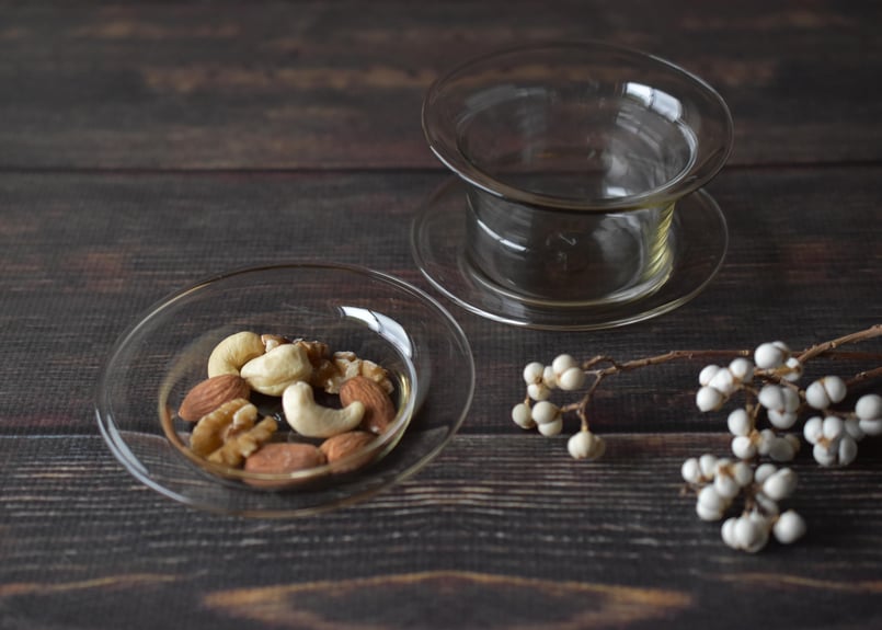 豆蓋皿スモーク／三浦侑子 | うつわと暮らし 凛 ONLINE SHOP