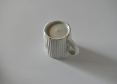 青白磁切立鎬コーヒーカップ／竹下努