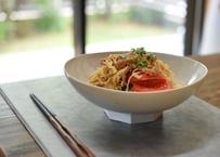 青白磁八角高台平鉢（6寸）／竹下努