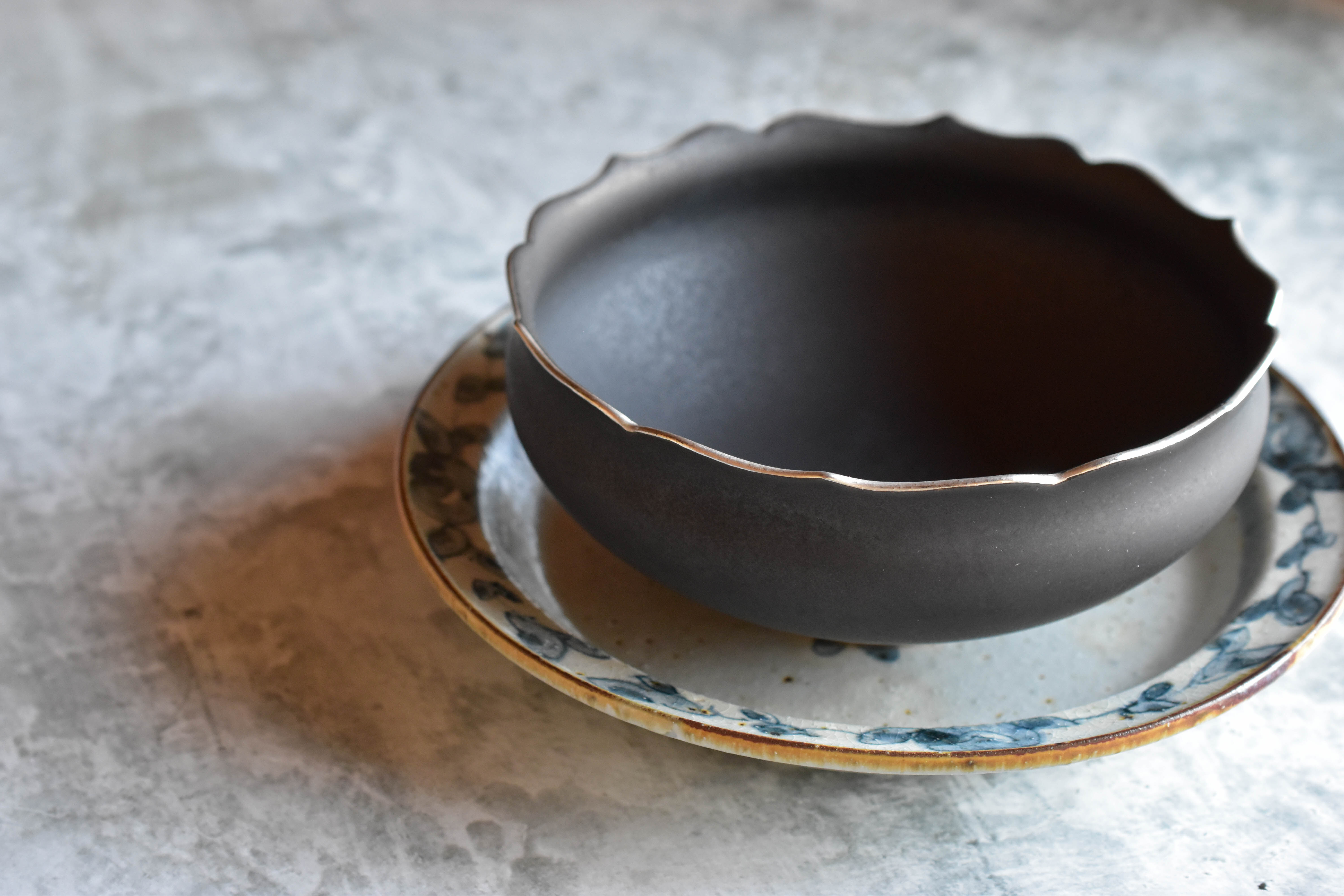 安南手 リム深皿(22.5㎝）／市野吉記 | うつわと暮らし 凛 ONLINE SHOP