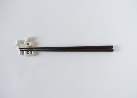 箸23㎝　灰　弁柄　黒／平岡正弘