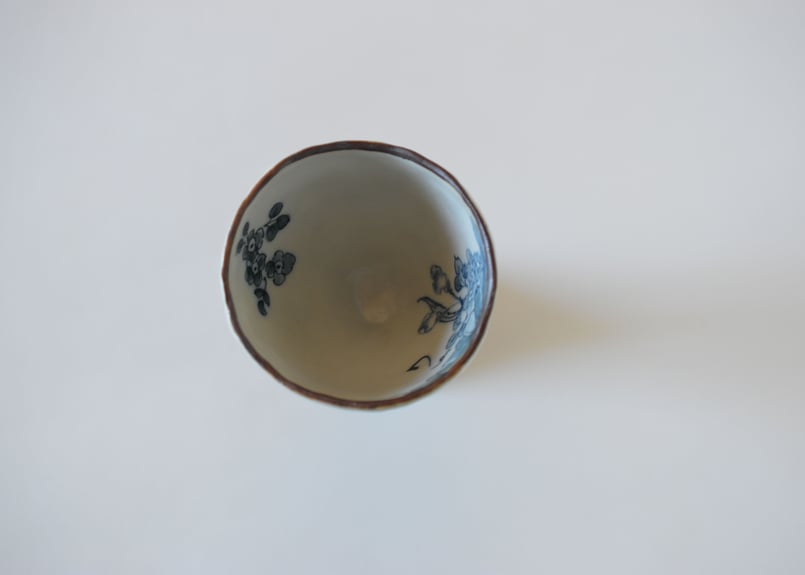 スズキヨウコ作　カタクリの花が美しいゴブレット スズキヨウコ作 カタクリの花が美しいゴブレット 「尊すぎるグラス」