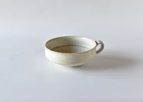 ミモザ灰釉スープカップ／境道一