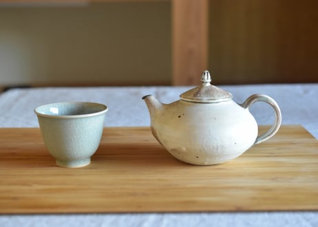 粉引きPOT／境道一