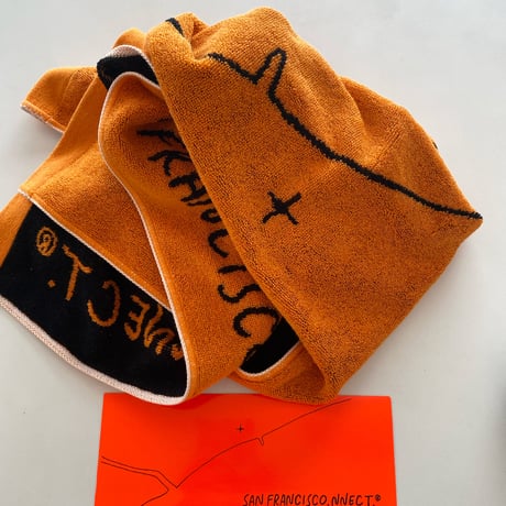 SAN FRANCISCO.NNECT. MAP TOWEL D by YOHEI OGAWA