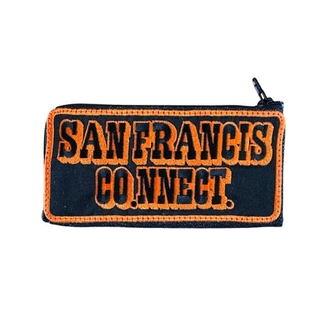 S.F.C. coin purse. hand made one piece item. No7.