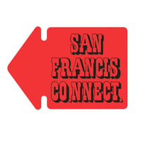 SAN FRANCISCO.NNECT. Arrow ステッカー