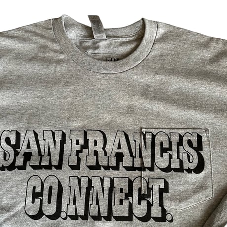 S.F.C.  THE SF 1963. SANFRANCISCO.NNECT.UNDERWEAR.  L/S-Tee. GRY杢.