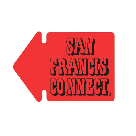 SAN FRANCISCO.NNECT. Arrow ステッカー iPhone size